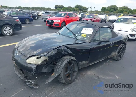 2003 Mazda Mx-5 Miata Cloth/Ls/Se/Shinsen из США, поврежденный, VIN JM1NB353530313053
